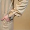 beige woolen kurta pajama