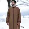 brown embroidered for men