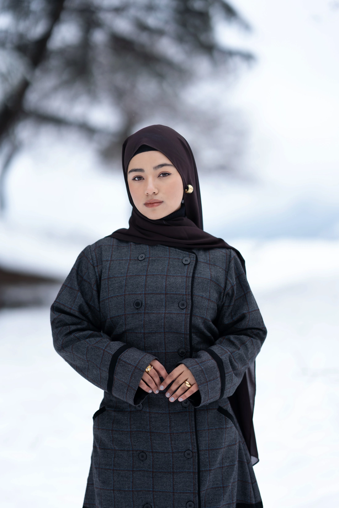 warm woolen coat style winter abaya for ladies