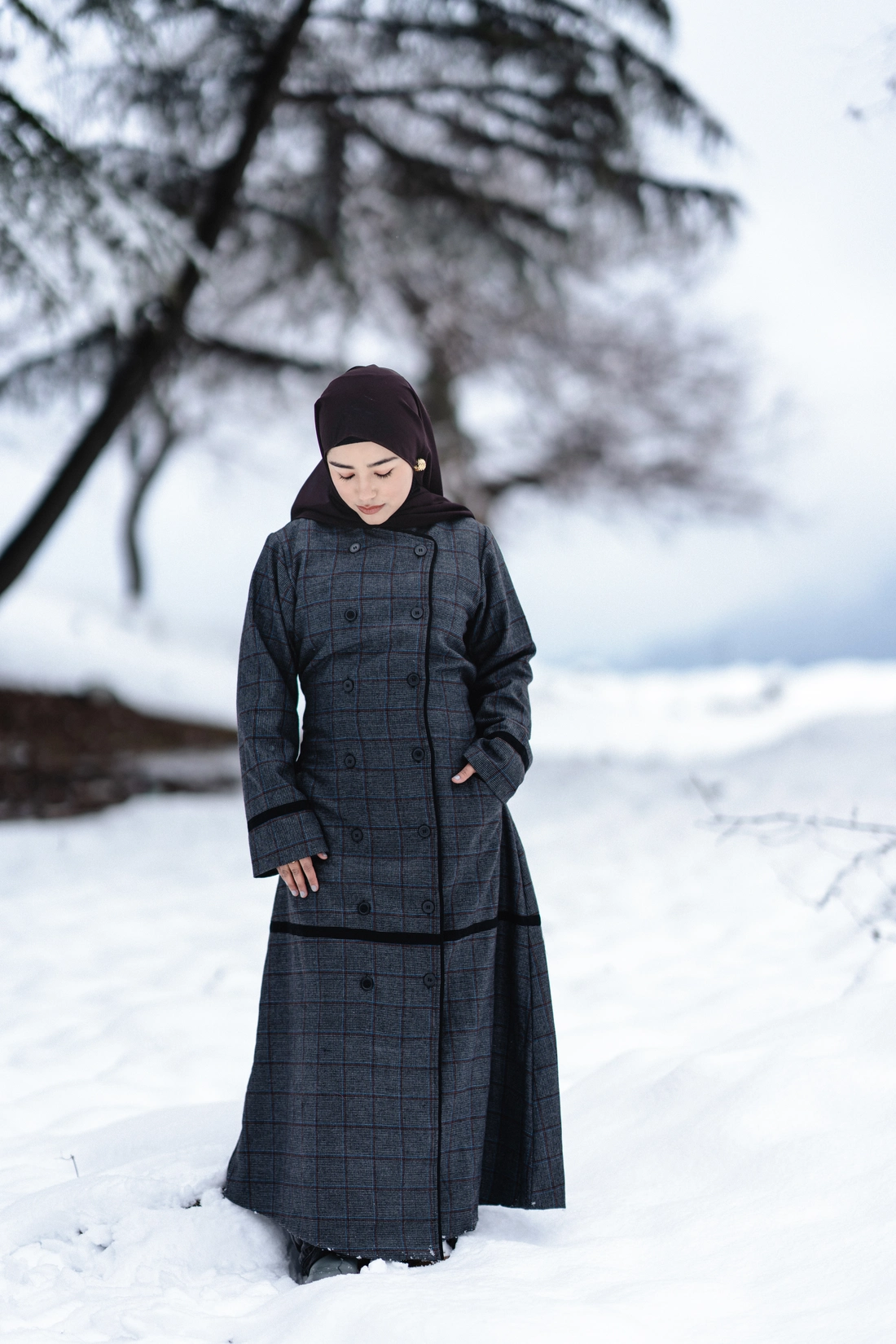warm woolen coat style winter abaya