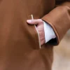 mustard long coat for men
