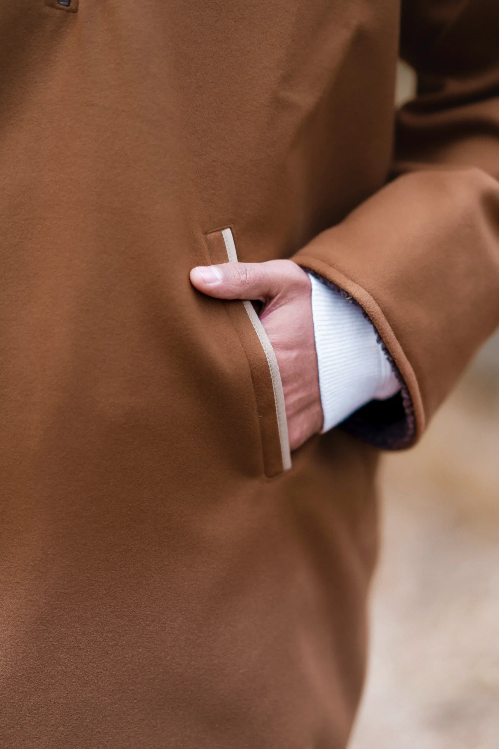 mustard long coat for men