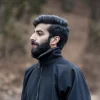 black overcoat for men