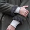 olive green long coat for men