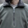 olive green overcoat for men