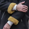 front closed fleece overcoat for boys