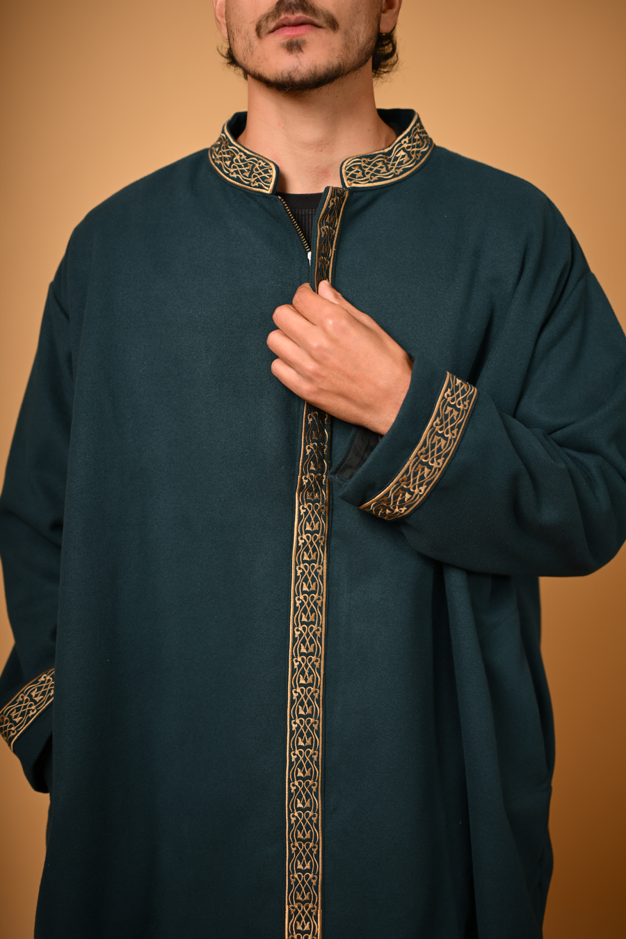 firans with embroidery