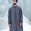  Grey embroidered   for men