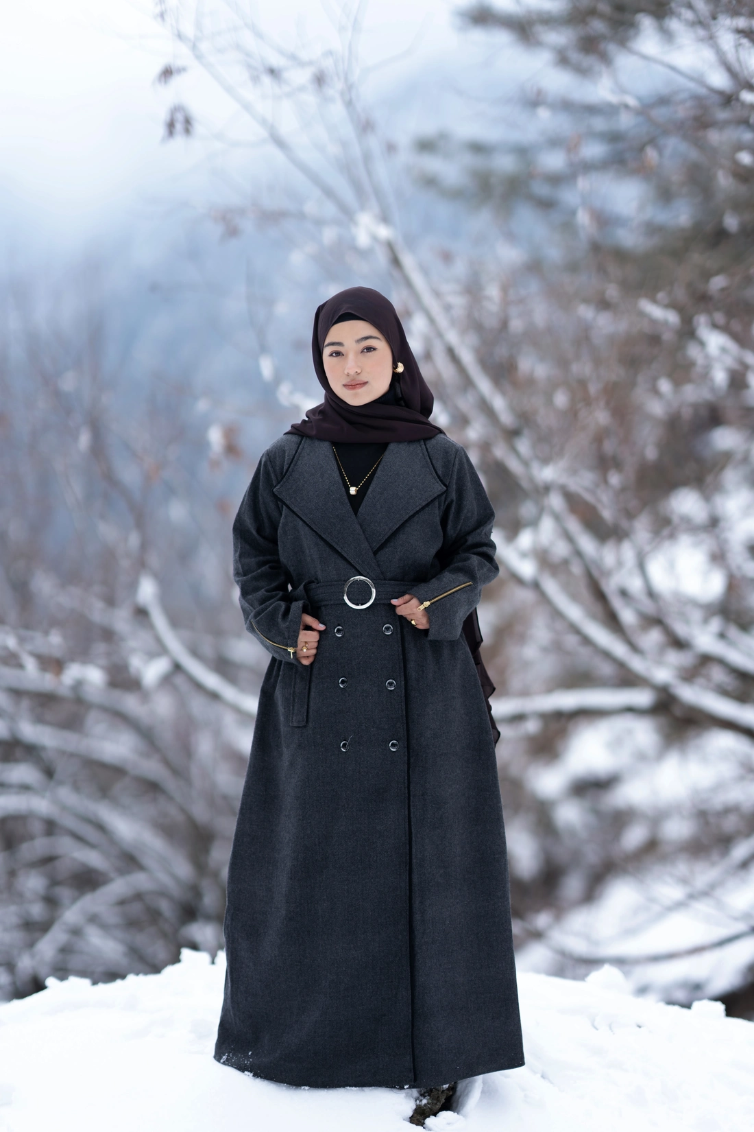 warm coat style winter abaya
