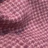 red houndstooth checkered fabric 