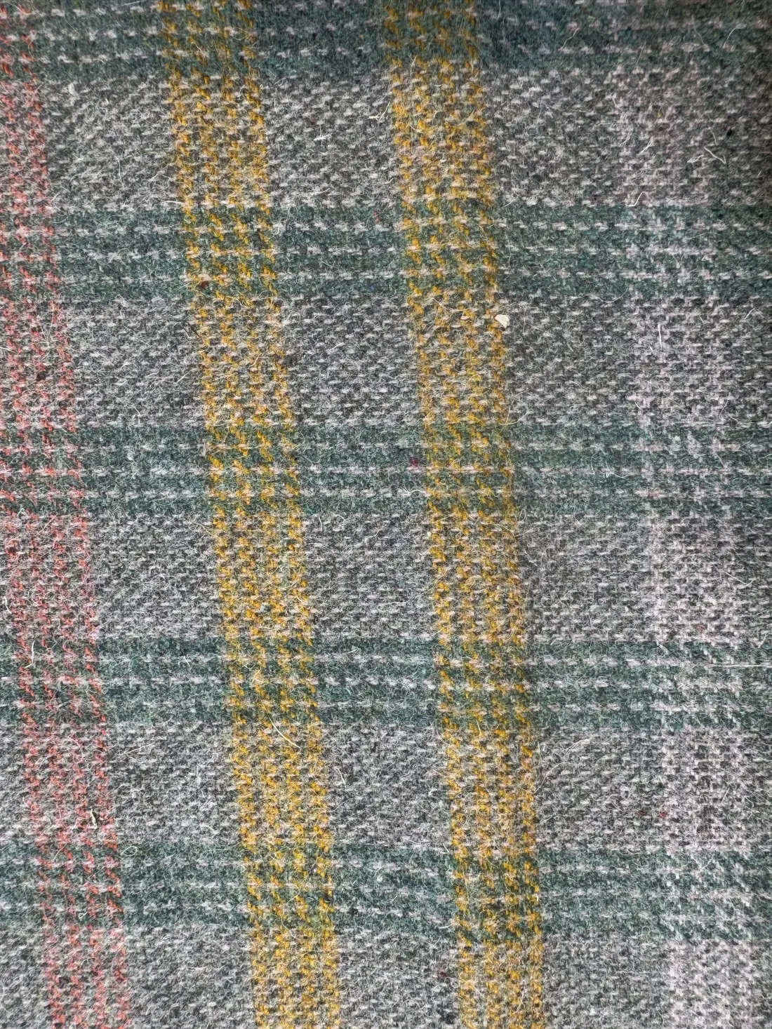 premium tweed wool fabric for long coats