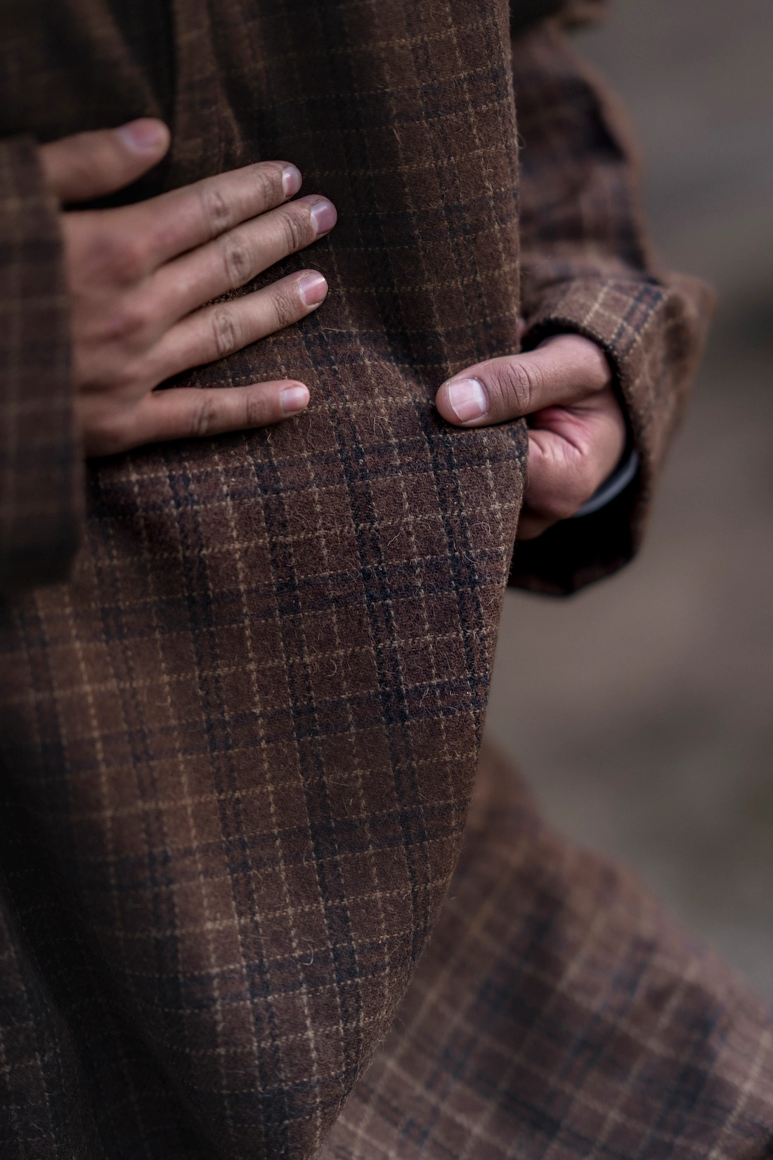 woolen herringbone feran
