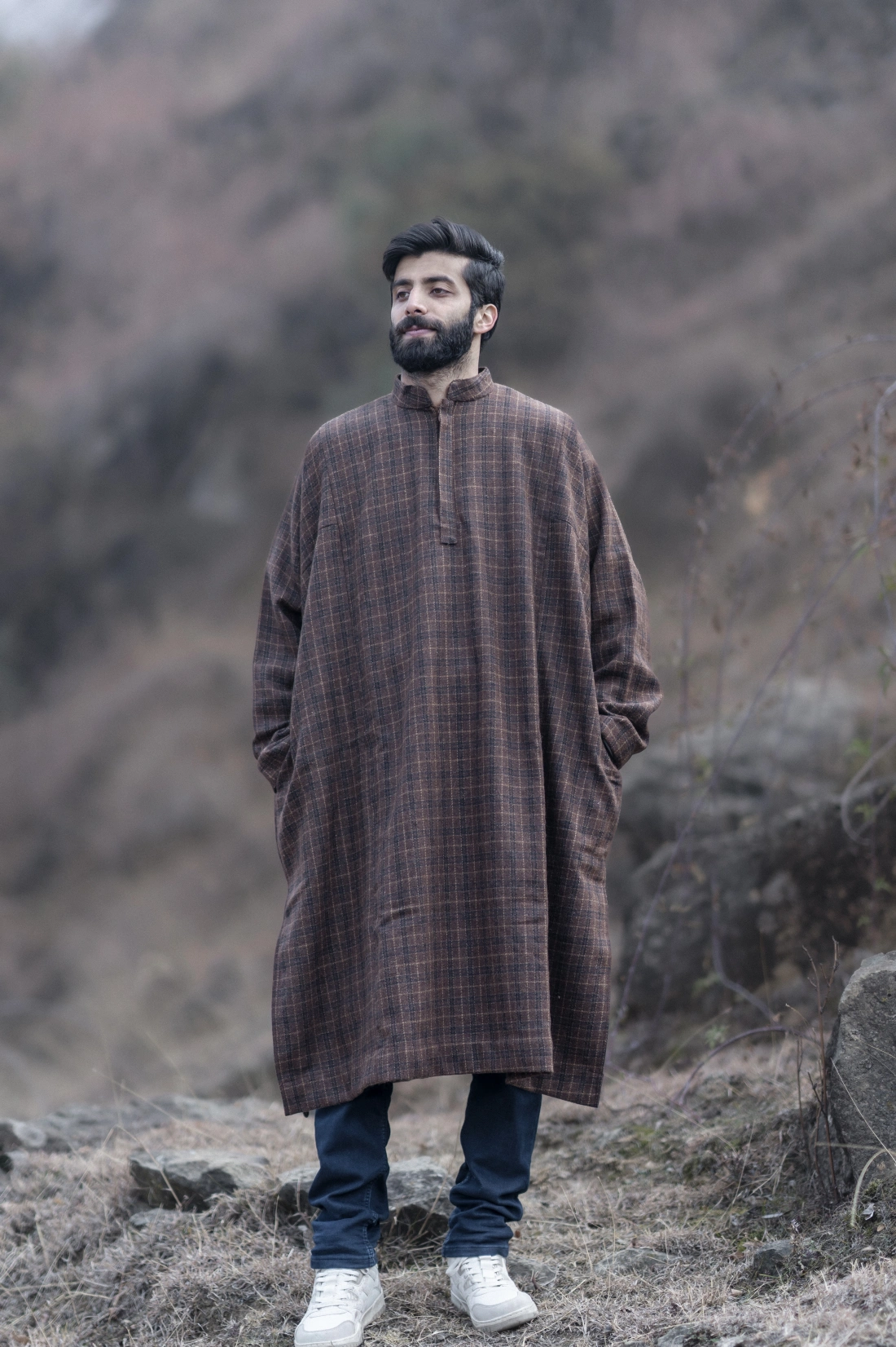 woolen herringbone firan