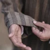 woolen herringbone pheran for men