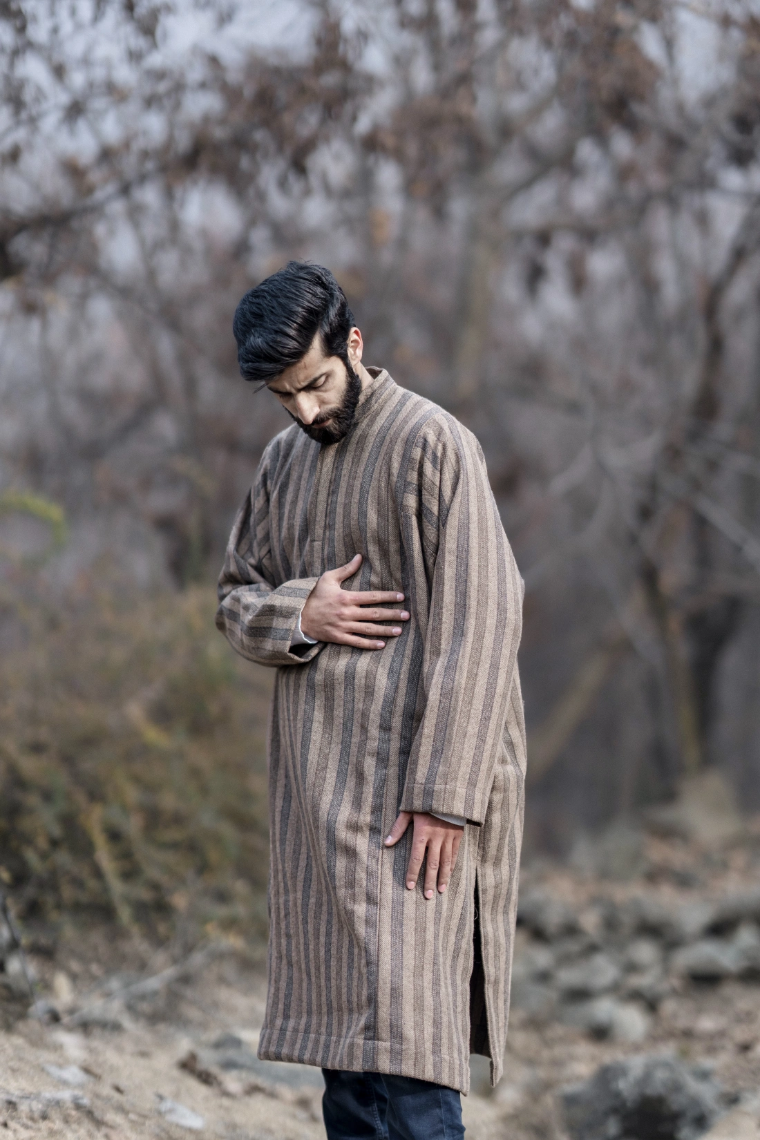 herringbone pheran for man