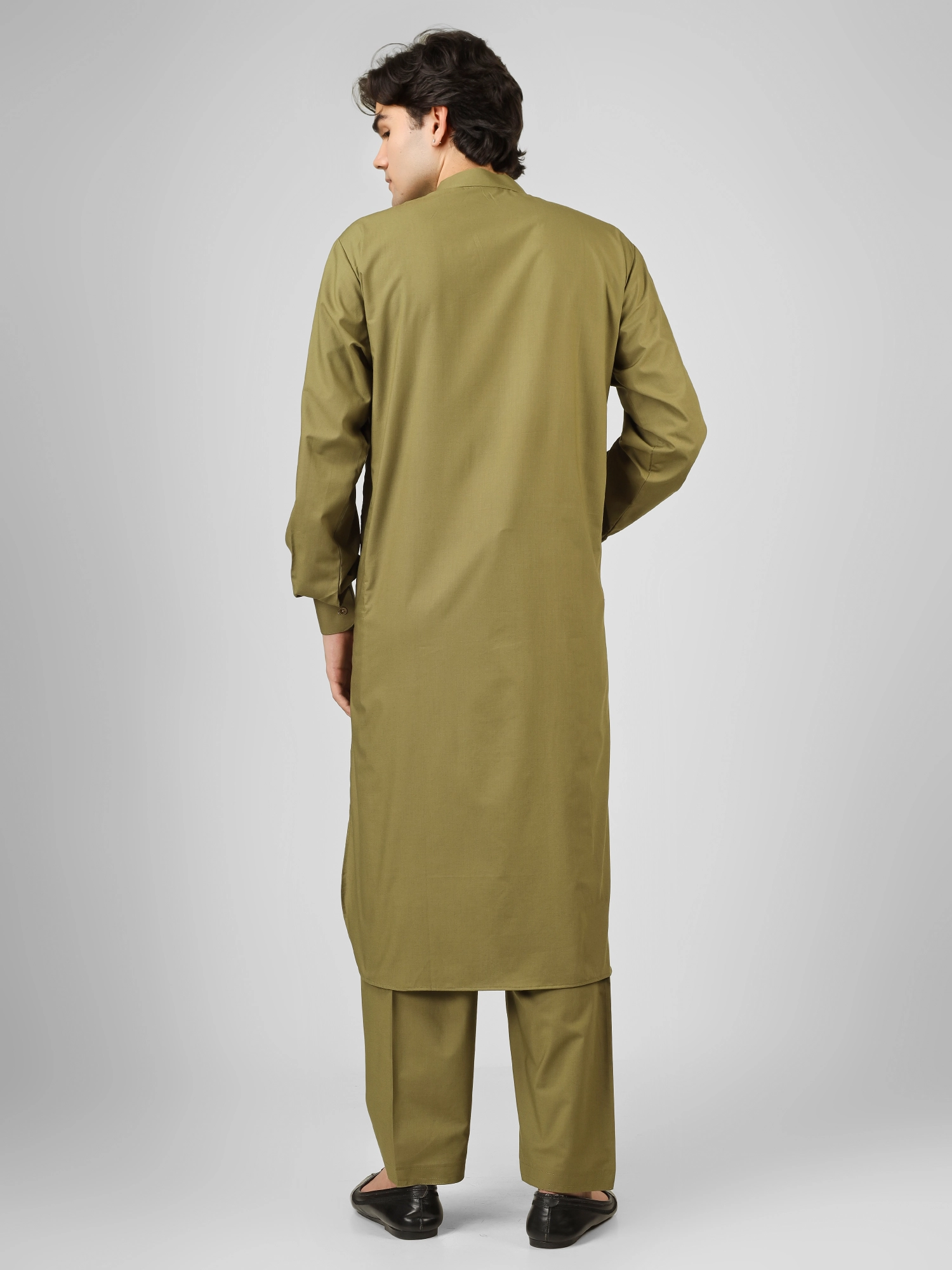 simple green kameez shalwar