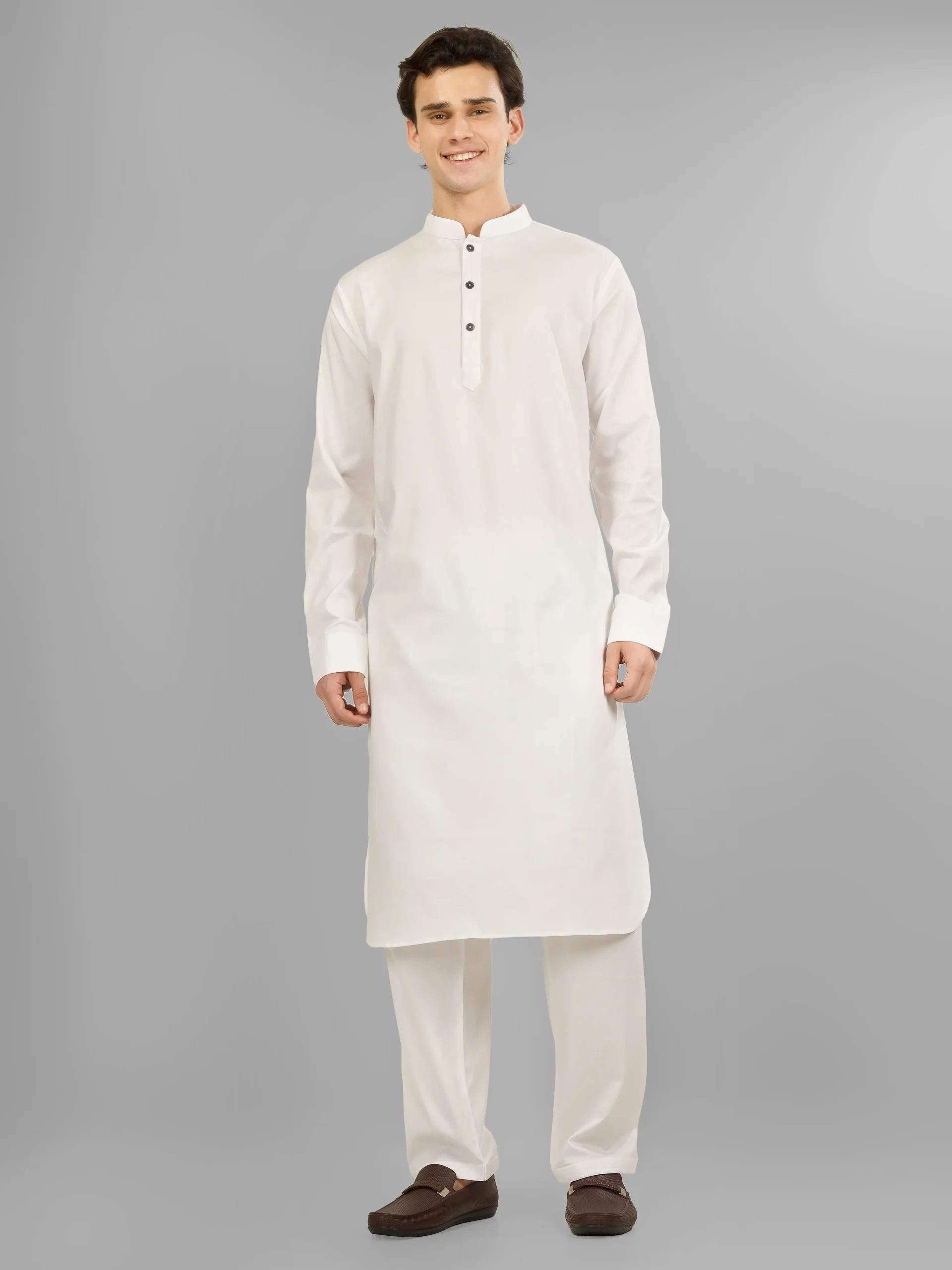 white kurta pajama for men