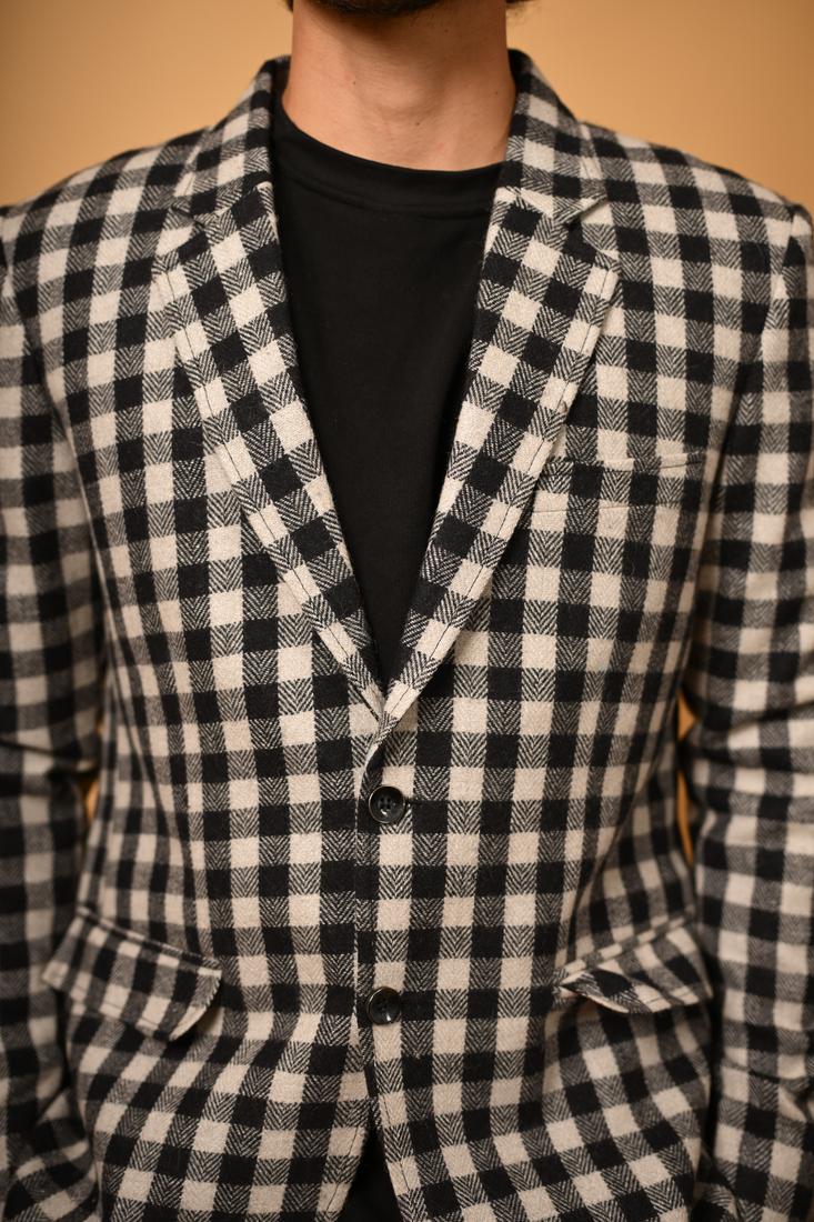 black winter blazer for men