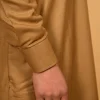 beige pathani kameez shalwar for boy