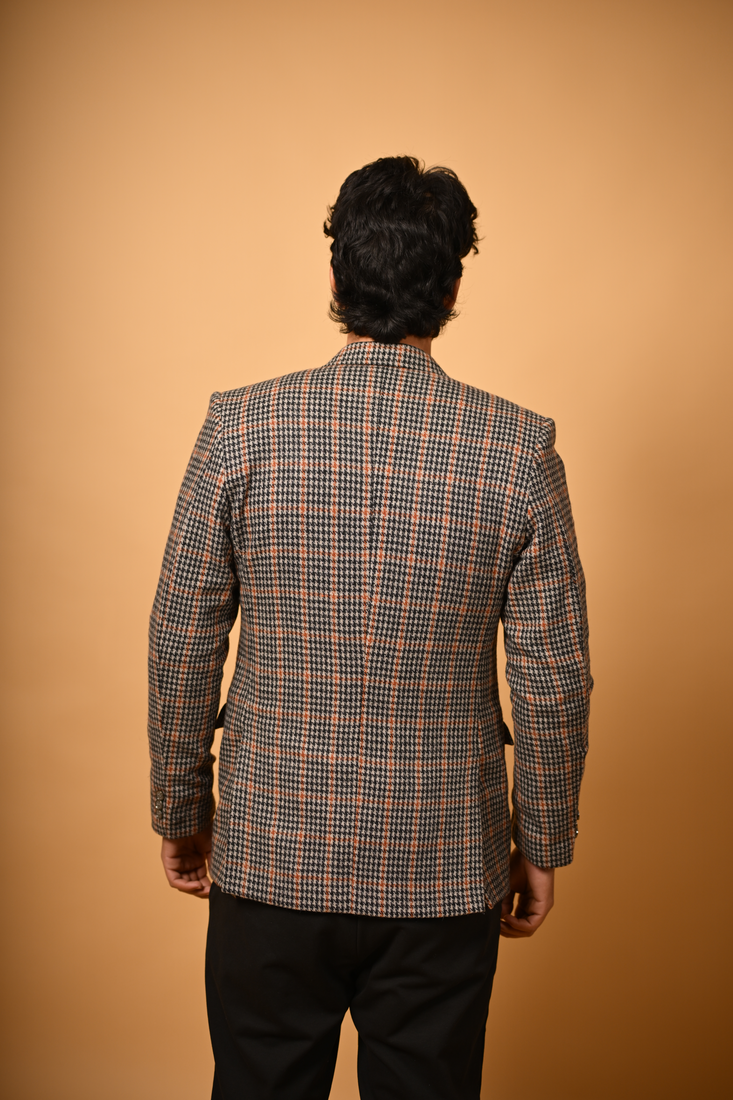 black winter blazer for men