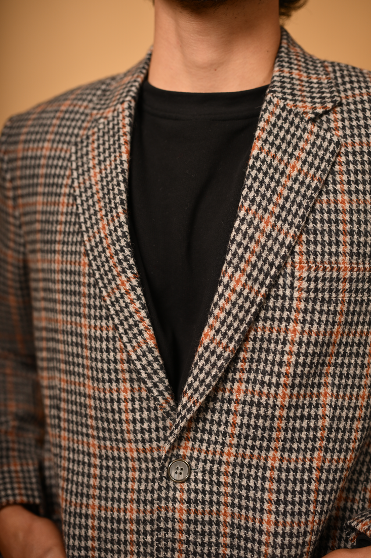 black winter blazer for male