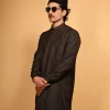 bottle green pathani Kameez Shalwar