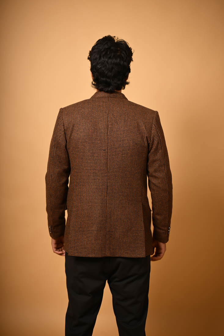 coffee brown blazer for men