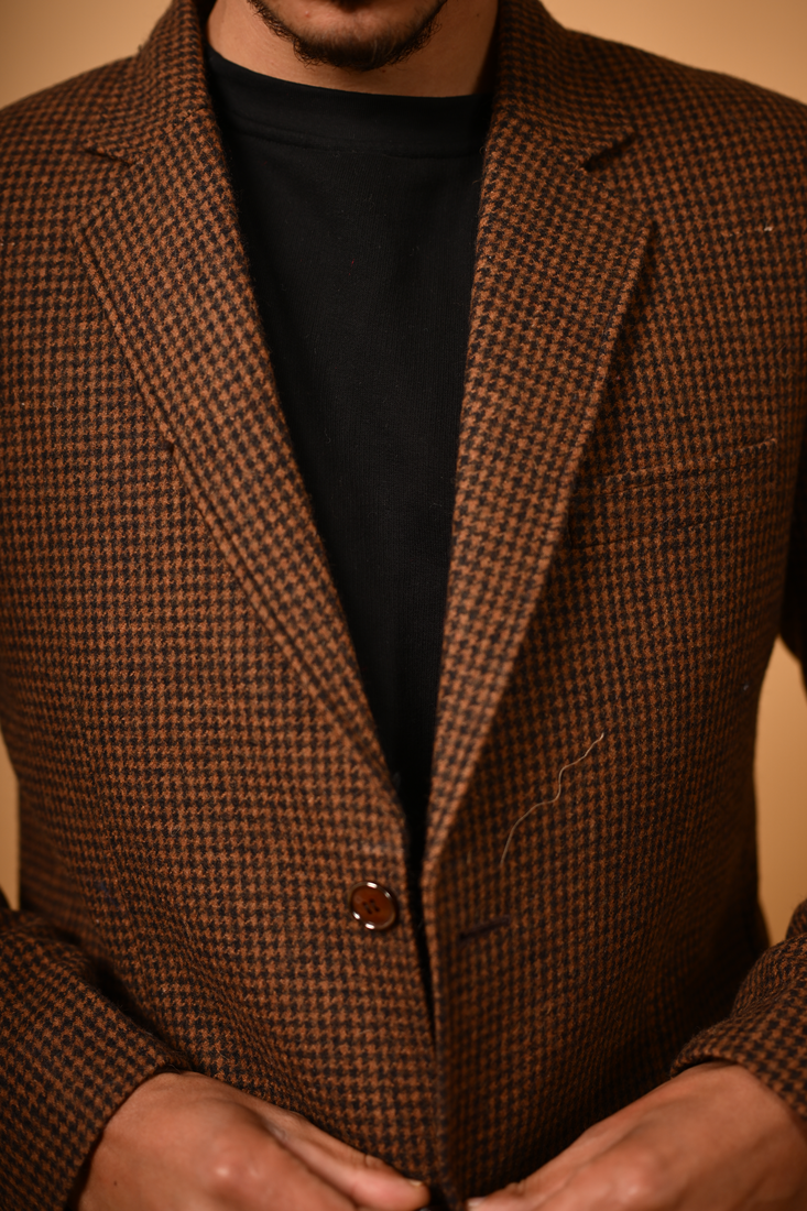 coffee brown blazer for men