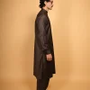 brown kameez shalwar