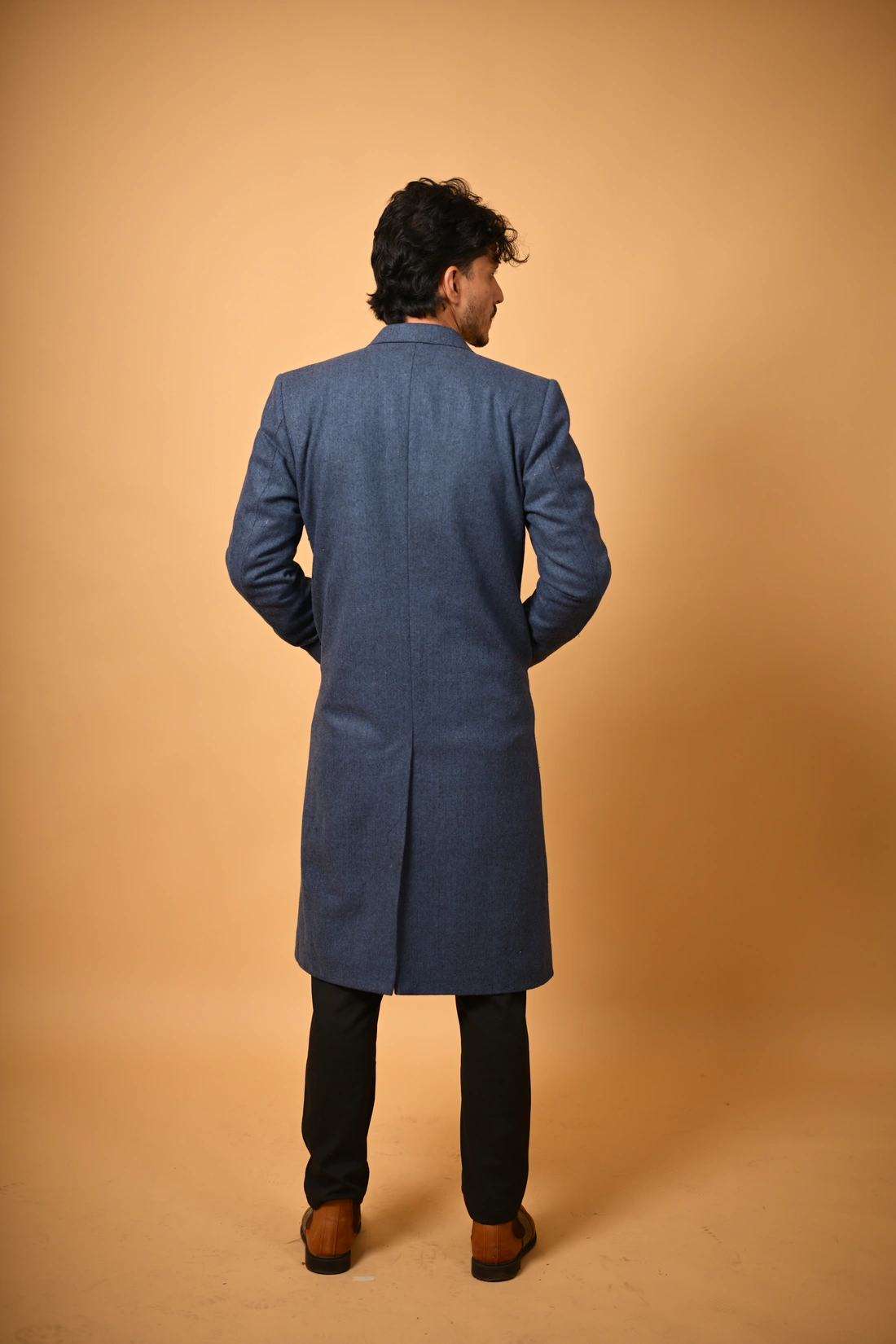 navy blue waist coat for male