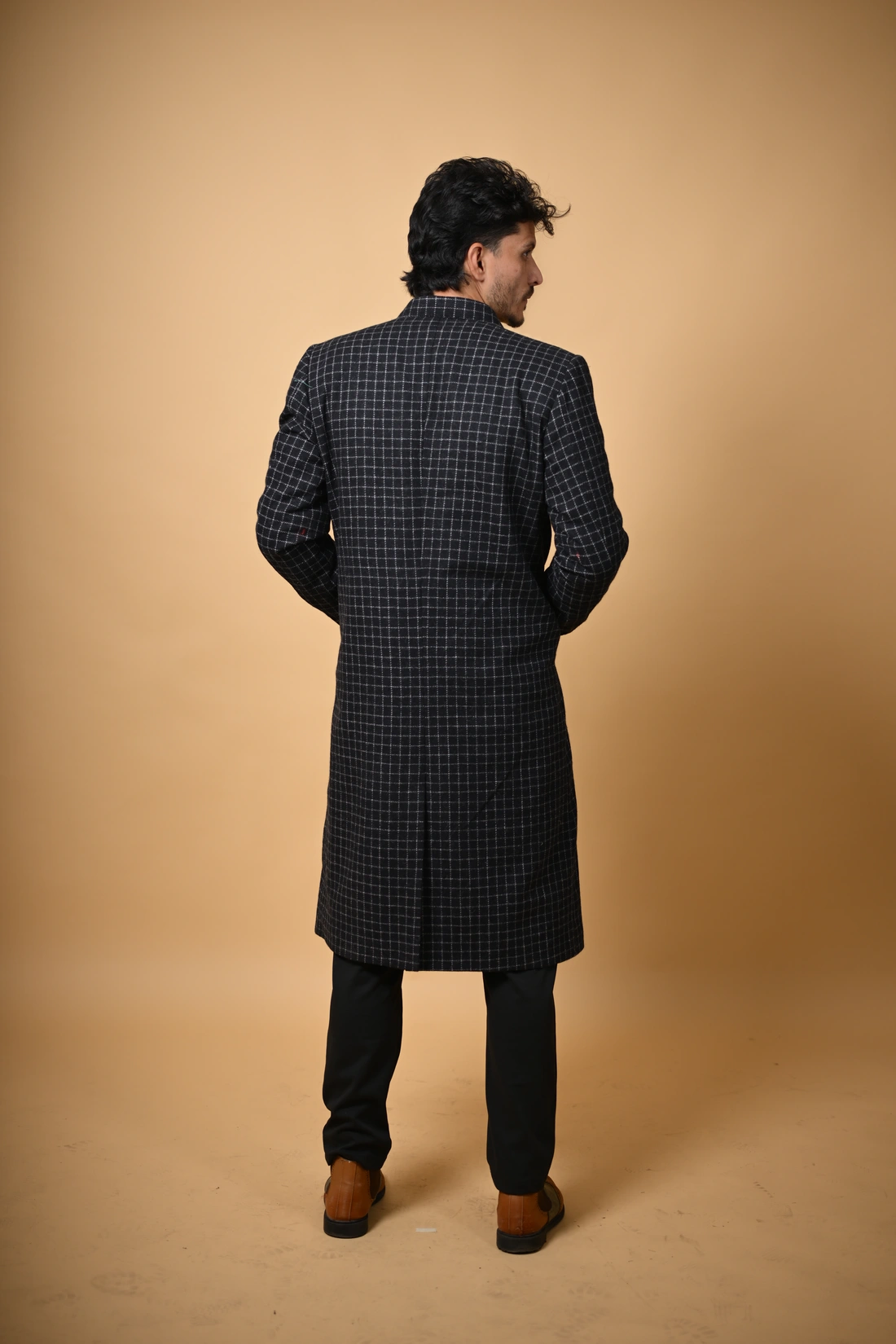 black overcoat for male