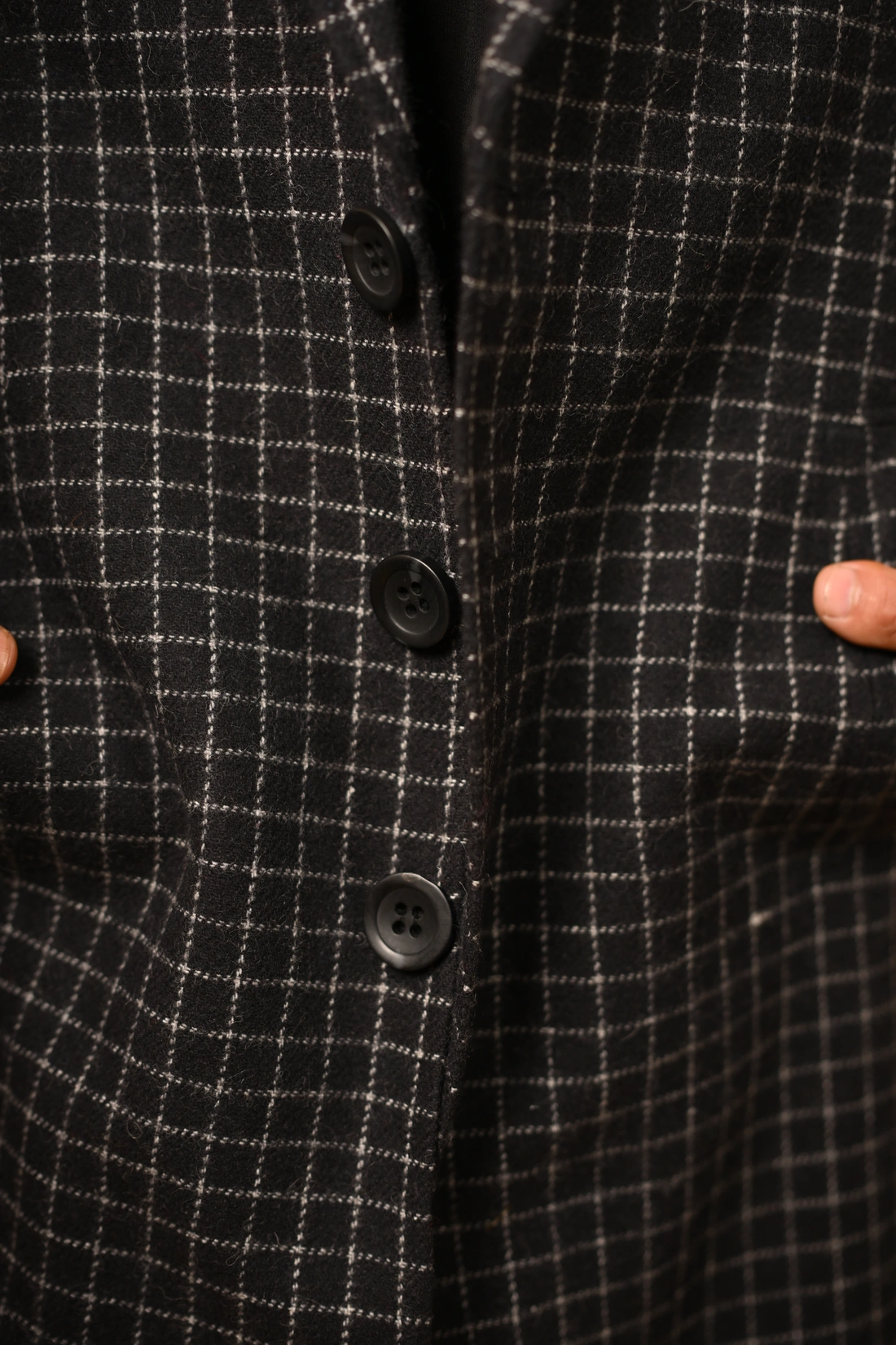 black overcoat for male
