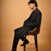 black overcoat for male