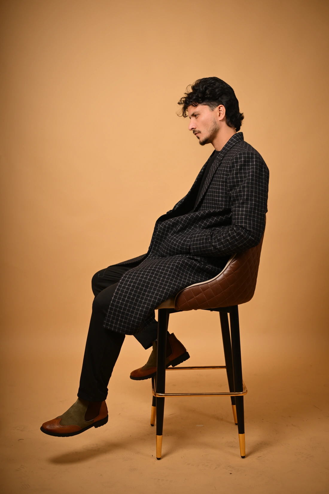 black overcoat for male