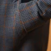 blue overcoat for male