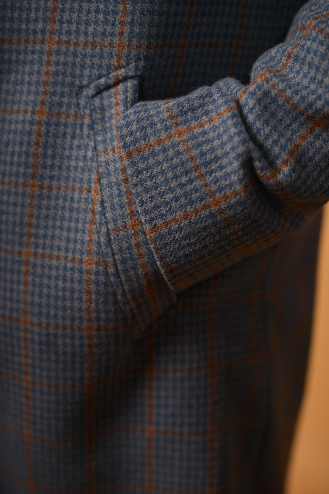blue overcoat for male