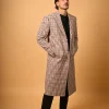 cream winter waistcoat for male