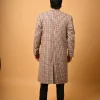 cream winter waistcoat for male