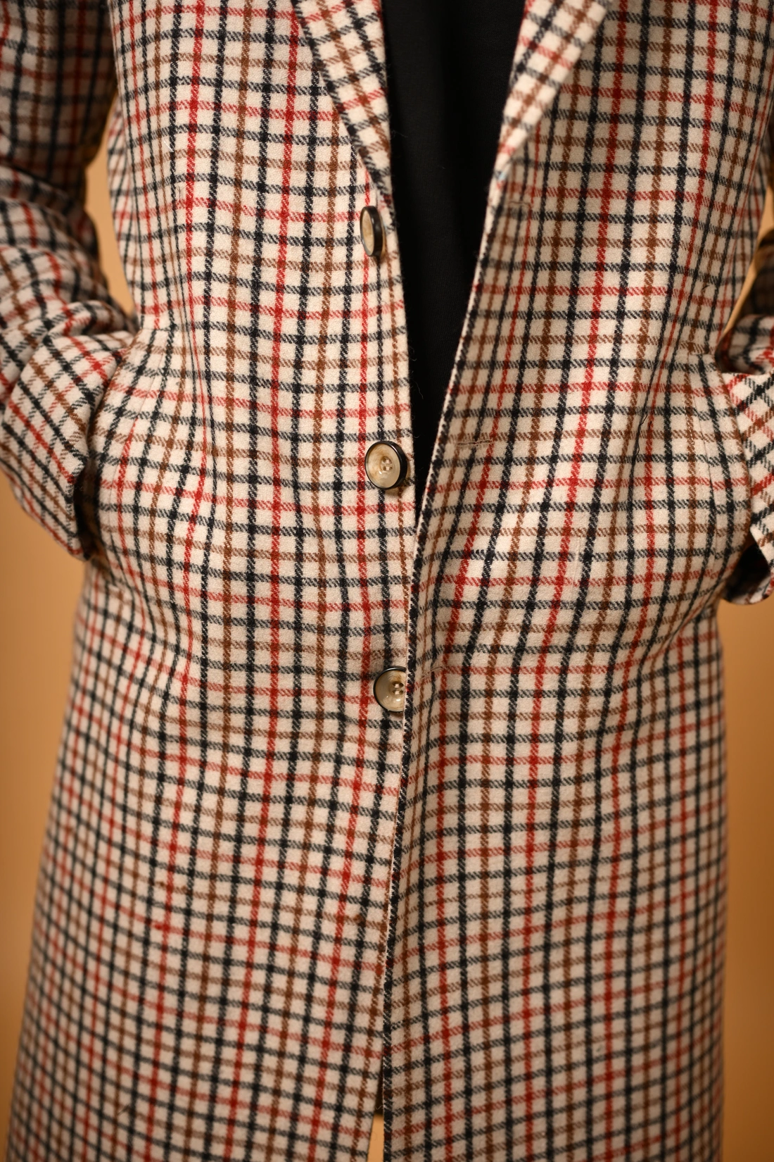 cream winter waistcoat for male