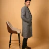 grey winter waist coat for mens 
