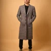 brown black overcoat for men