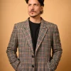 brown black overcoat for men
