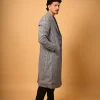 blue winter overcoat for male  