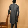dark grey winter  jackan kameezz shalwar for male