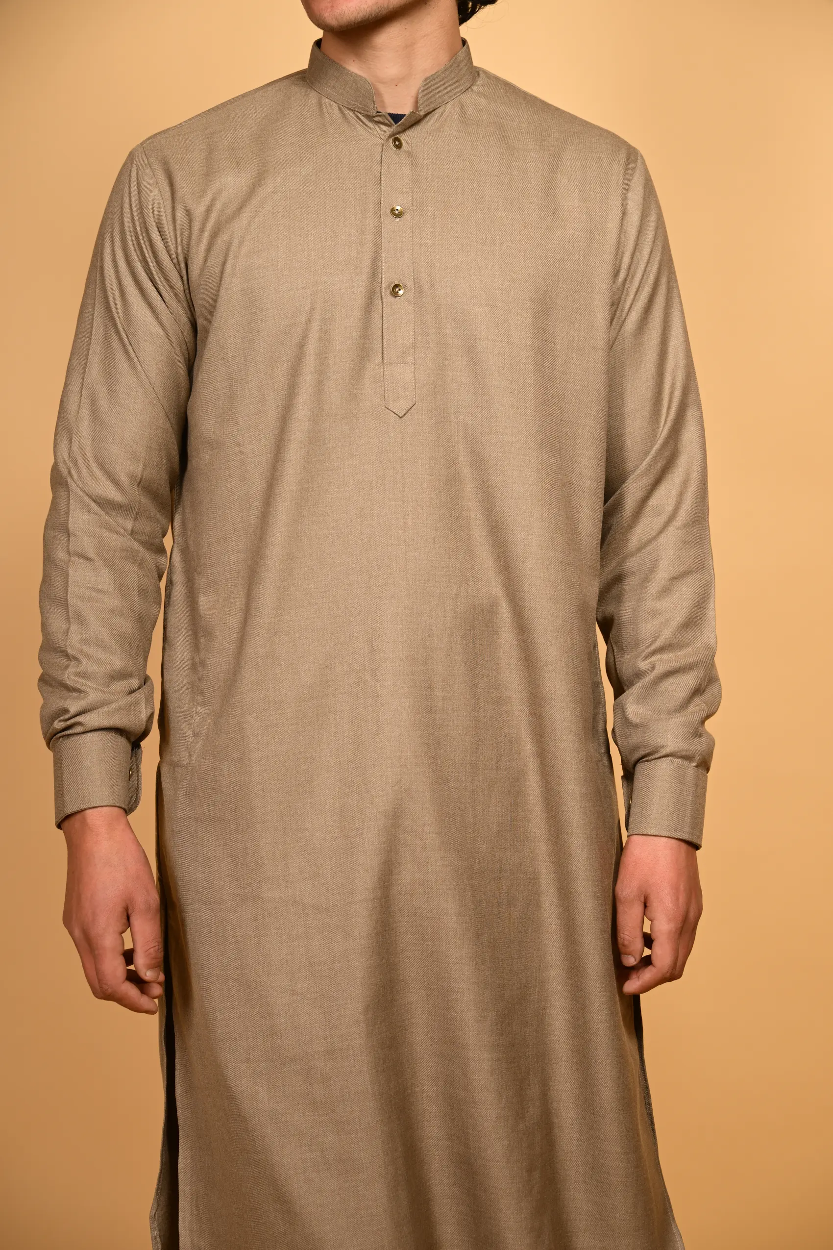 fawn winter jackan kameez shalwar for mens