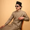 fawn winter jackan kameez shalwar for mens