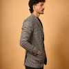 grey winter blazer for men