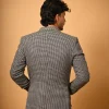 grey winter blazer for men