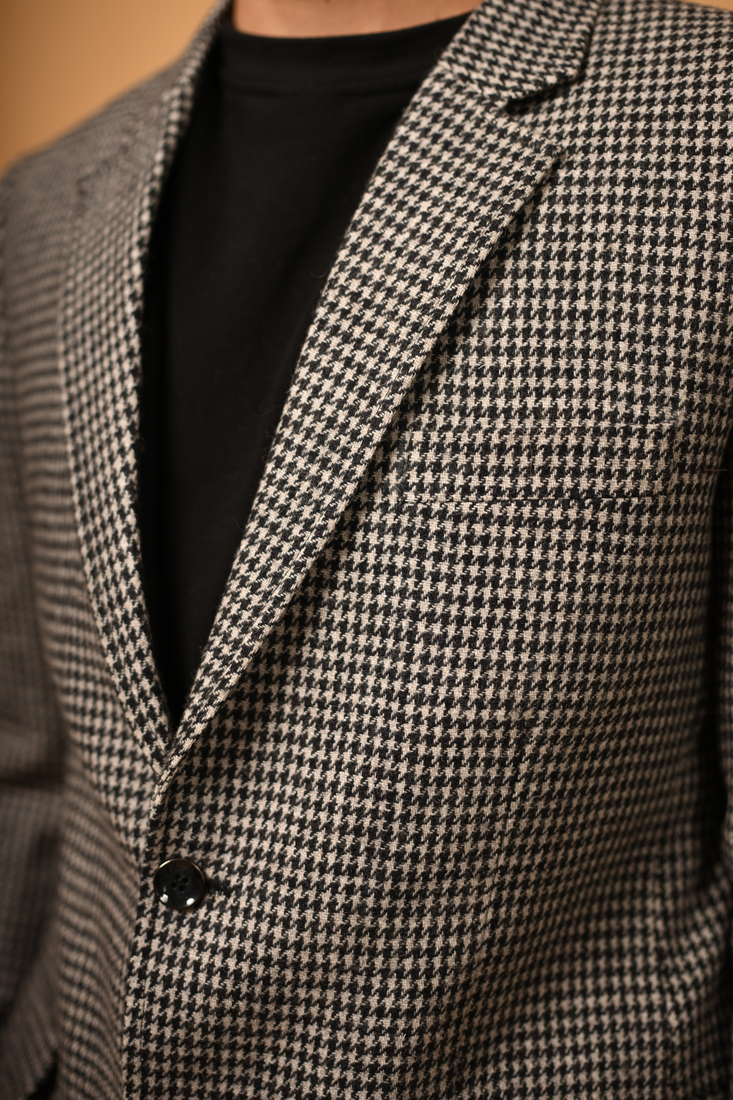 grey winter blazer for men