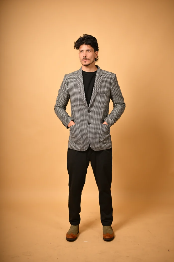 coffee brown blazer for men